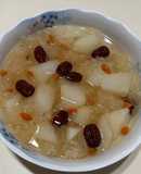 冰糖水梨紅棗枸杞銀耳湯(大同電鍋料理）