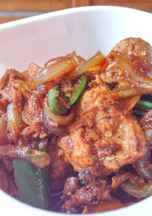 Foto resep Tahu Cacah Masak Kecap