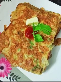 பட்டர் பிரெட் ஆம்லெட் செய்முறை முக்கிய புகைப்படம்
