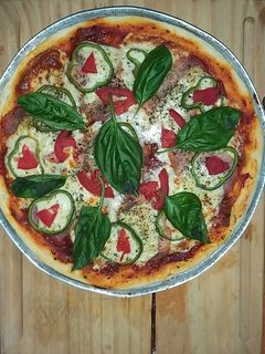 Una foto de Pizza casera fácil