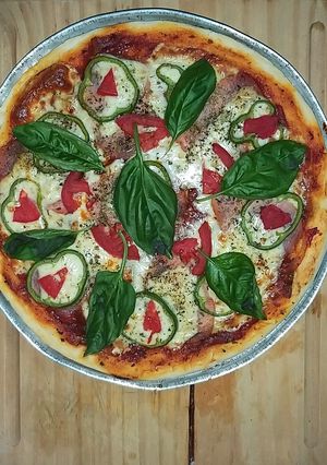 Una foto de Pizza casera fácil