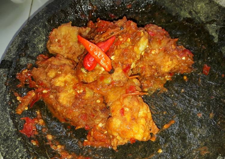 Langkah Membuat Telur geprek, Anti Gagal