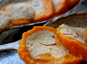 A picture of Mango Stuffed Kulfi.