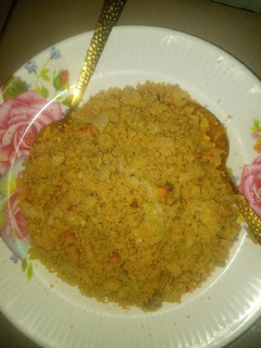 A picture of Dambun cous cous.