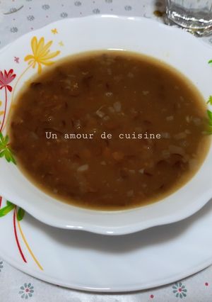 Une photo de Soupe de lentilles 🥣