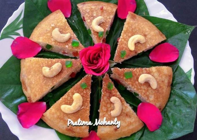 PODA PITHA (Baked Rice Cake)