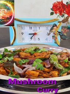 மஷ்ரூம் கறி(mushroom kari recipe in tamil) செய்முறை முக்கிய புகைப்படம்