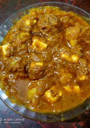 आलू प्याज़ पनीर (Aloo pyaz paneer recipe in hindi) रेसिपी मुख्य फोटो
