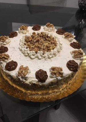 Una foto de Torta de Hoja Manjar Crema (Sin horno)