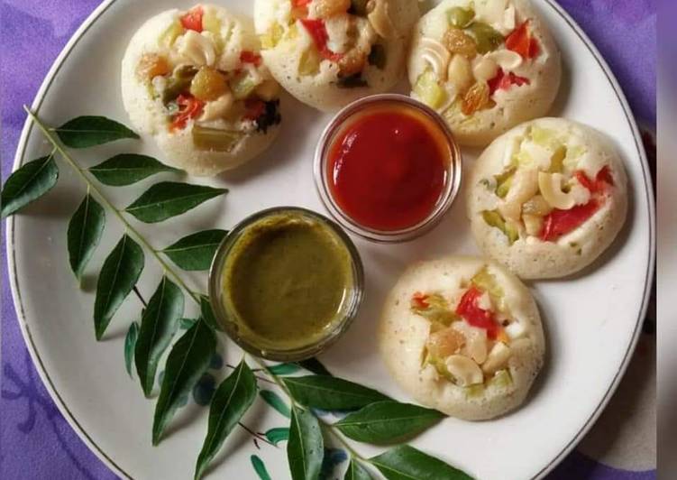 Simple Way to Prepare Tasty Rava Idali Stuffed Veg | So Yummy Food Recipe From My Kitchen