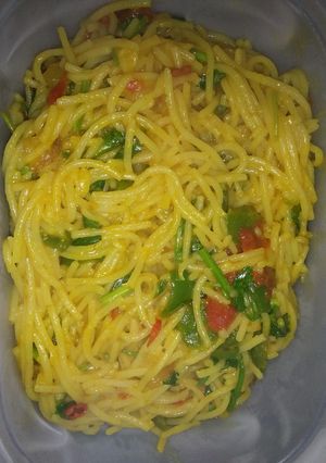 A picture of Veggie Spaghetti.