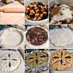 A picture of Fig, 🍏, Dark cherry pie.
