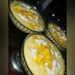 A picture of Mango custard.