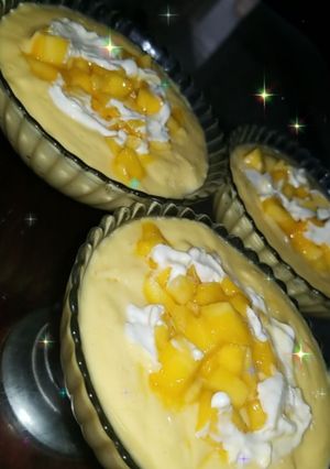 A picture of Mango custard.