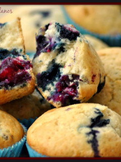 Una foto de Muffins con arándanos
