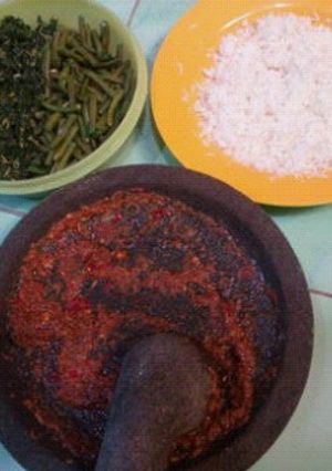 Foto resep Urab Daun Paya&Kacang panjang