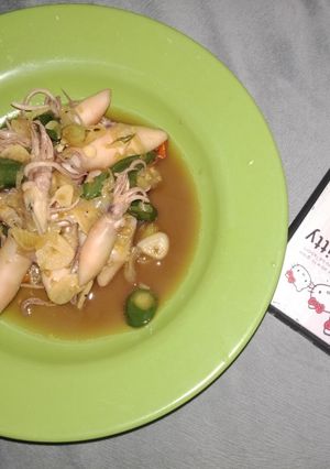 Foto resep Cumi asin cabe ijo