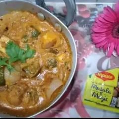 A picture of Kadai paneer.