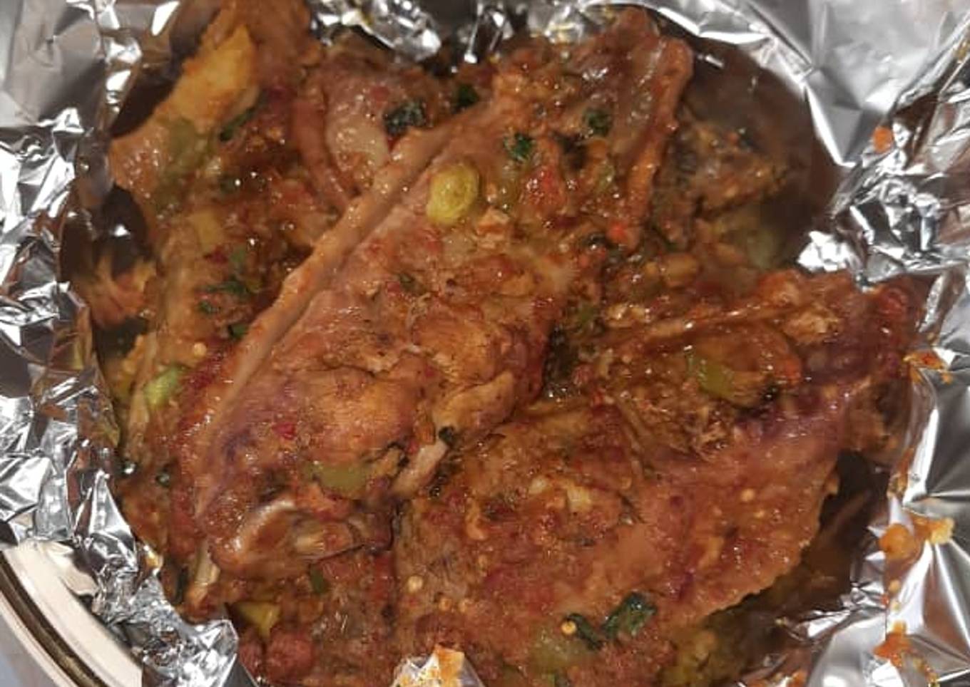 Peppered chicken (oven grilled)