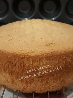 عکسی از دستور کیک اسفنجی