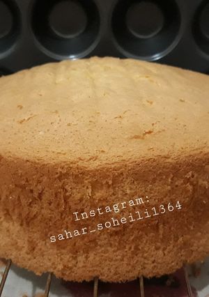 عکسی از دستور کیک اسفنجی