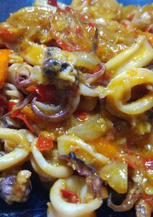 Foto resep Cumi Saus Padang