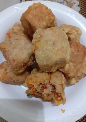 Foto resep Tahu mercon isi jamur