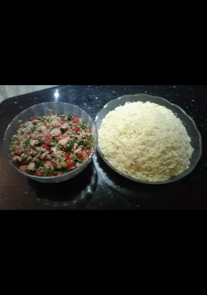صورة لوصفة تونة بالخضار