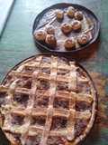 Pastafrola de dulce de leche y coco