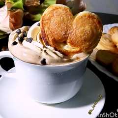 اطيب قهوة معا حلوى البلميي☕🍫-レシピのメイン写真