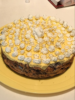 Mákos guba torta madártej krémmel recept fotója