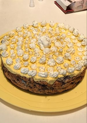 Mákos guba torta madártej krémmel recept fotója
