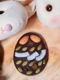 Figura de chocolate con forma de huevo 🥚"Huevo de Pascua" versión saludable, nutritiva y fácil