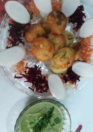 A picture of Vegetable appam (appe).