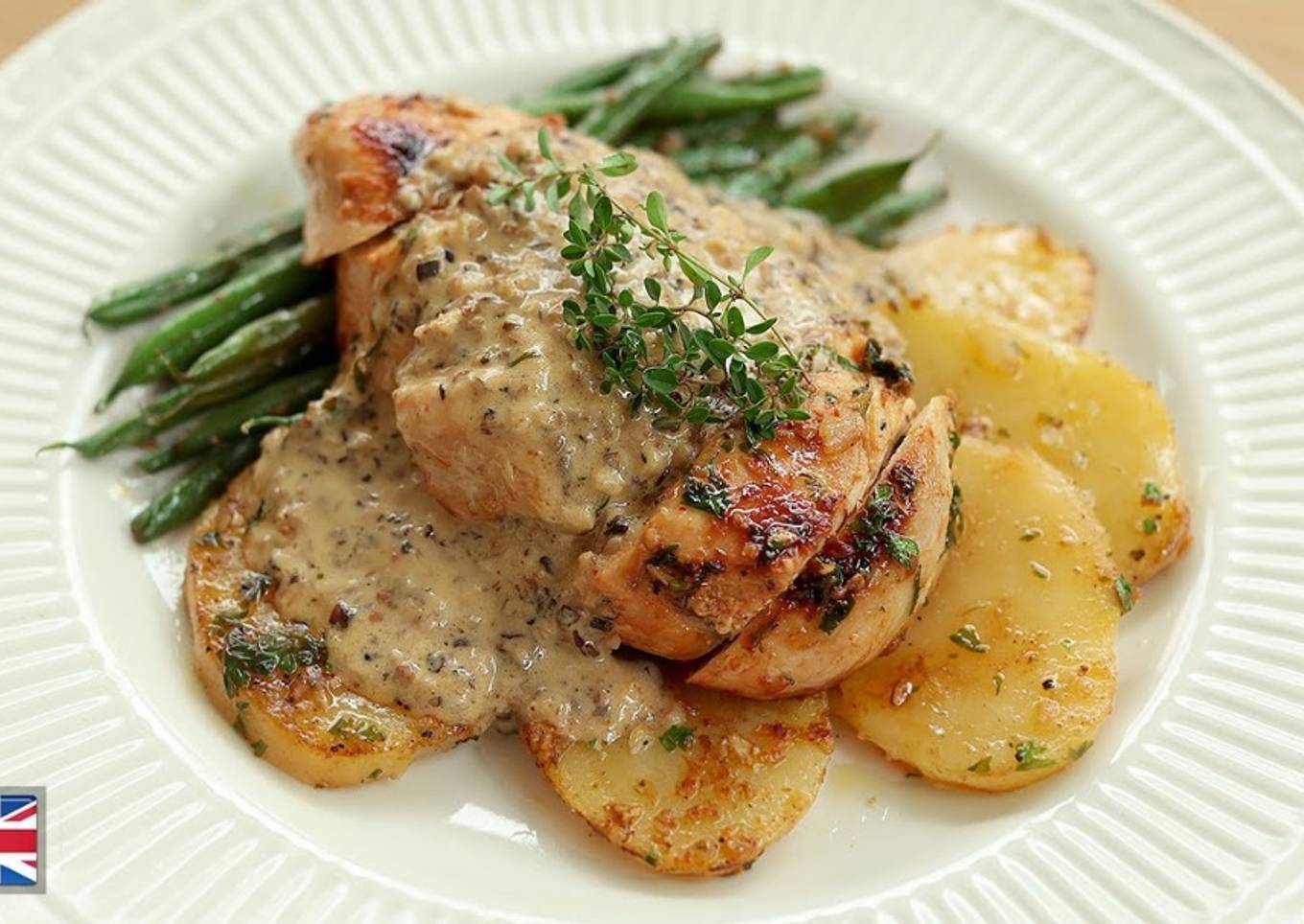 Grilled Chicken with Mushroom Sauce Devina Hermawan
