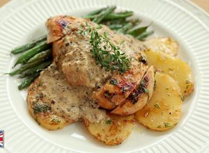 Foto resep Grilled Chicken with Mushroom Sauce Devina Hermawan