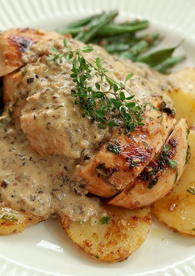 Foto resep Grilled Chicken with Mushroom Sauce Devina Hermawan