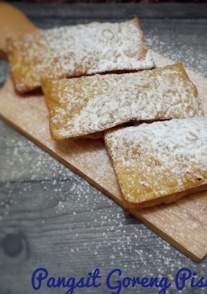 Foto resep Pangsit Goreng Pisang Coklat