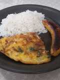 Tortilla de Huevo con Espinacas