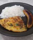 Tortilla de Huevo con Espinacas