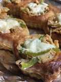 Volovanes o Pasteles de hojaldre rellenos de bonito
