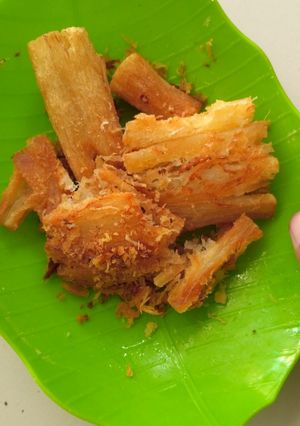 Foto resep Singkong mbledos😂