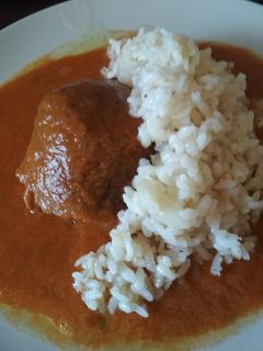 Una foto de Morcillo con salsa de anchoas