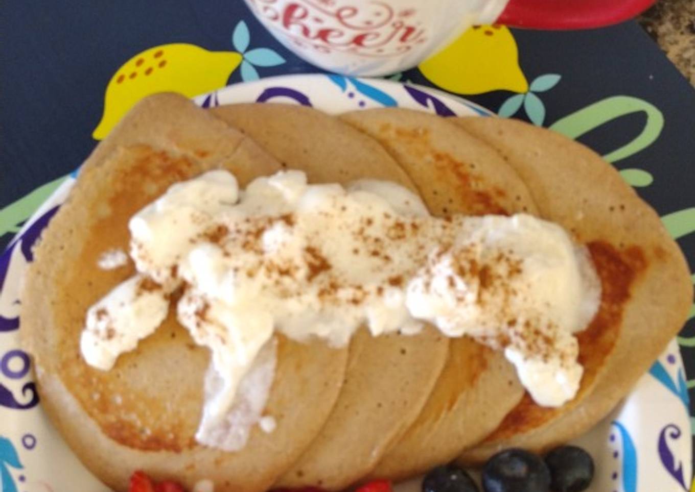 Pancakes de avena y proteina