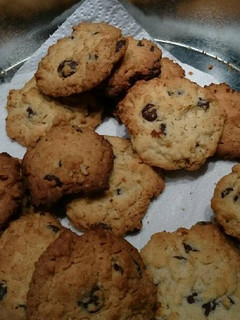 Una foto de Galletas de avena y chocolate