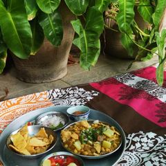 A picture of Chana Chaat.