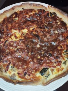 Une photo de Quiche à la ratatouille