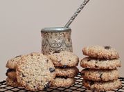 Una foto de galletas eritritol avena