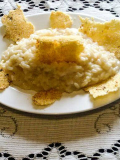 Una foto de Risotto alla parmigiana