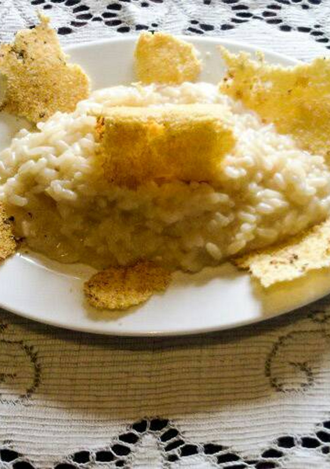 Una foto de Risotto alla parmigiana
